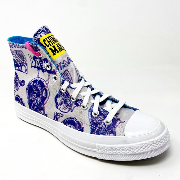 Converse Chuck 70 Hi Chinatown Market Batman White Purple Mens 167512C - Picture 2 of 5